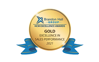 Brandon Hall Gold Award for 'Best Unique Sales Training Program', 2021